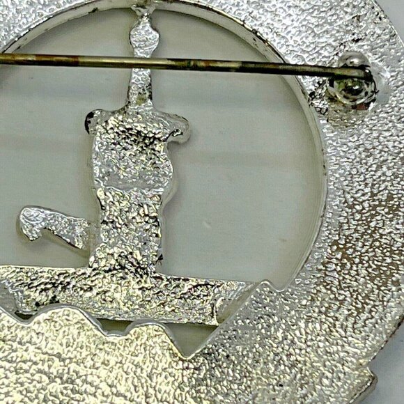 Vintage Pewter Per Ardua 'Through Difficulty' Scottish Irish Clan Pin Ren Fair - Picture 9 of 12